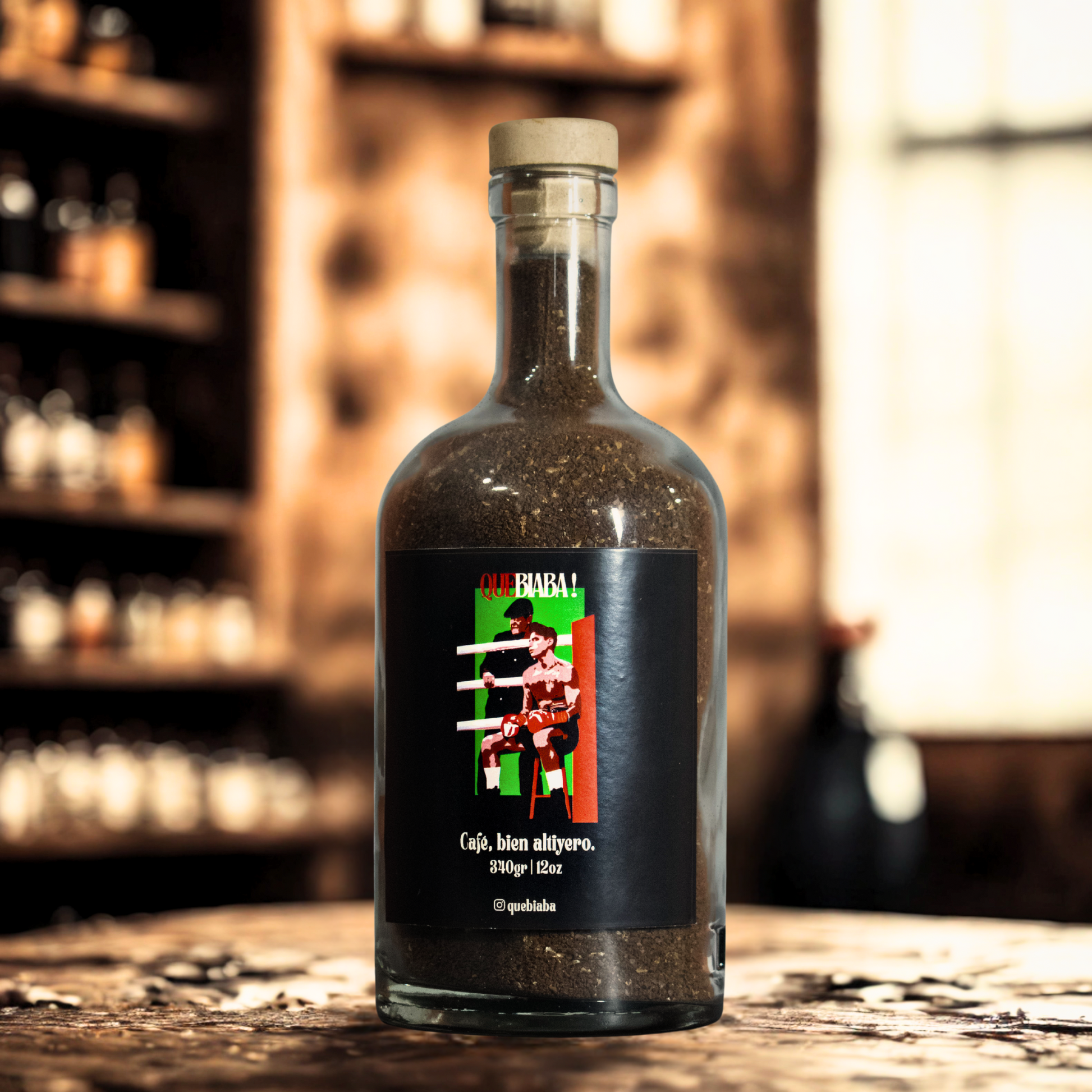 Botella de 340 gramos de Café (Ideal para un Mes de Consumo)